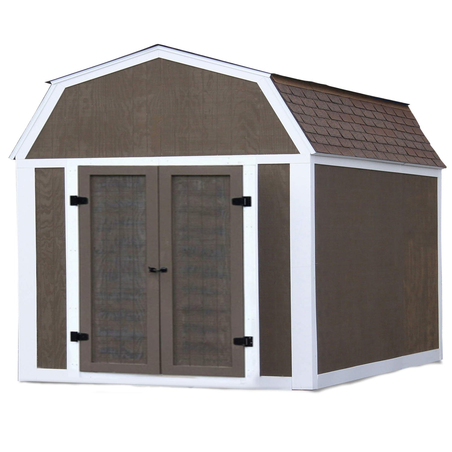 EZBUILDER 70188 Barn Style Shed Instant Framing Kit, 7'x8', Metal EZBUILDER