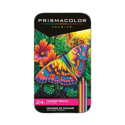 Prismacolor Premier Colored Pencils, Soft Core, 24 Pack