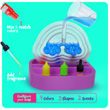 Unicorn Soap Making Kit - Girls Crafts DIY Project Age 6+ Year Old Kids Girl Gifts Science STEM Activity Teenage Christmas Gift Make Your Own Kits Dan&Darci