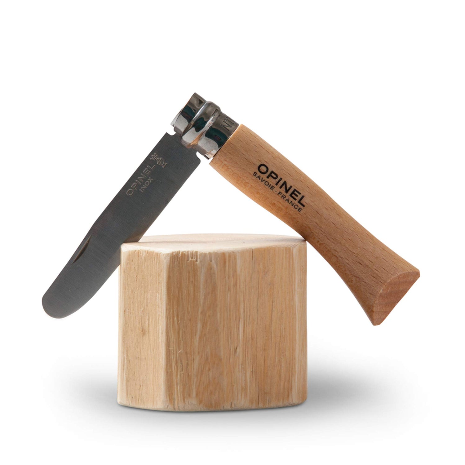 Opinel My First No.7 Stainless Steel Children’s Folding Pocket Knife with Safety Rounded Tip, Painted Handles Opinel