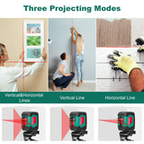 Laser Level, HYCHIKA 50 Feet Cross Line Laser with Dual Modules, Self Leveling Laser Level, Switchable Self-Leveling Vertical and Horizontal Line HYCHIKA BETTER TOOLS FOR BETTER LIFE