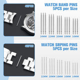 Watch Link Removal Tool Kit, Watch Band Strap Link Pins Remover Repair Tool, Watch Sizing Tool Kit for Watch Bracelet Adjustment Resizing, Watch Pin BYNIIUR