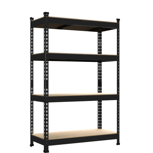 PrimeZone 4 Tier 36" W x 16" D x 55" H Storage Shelves - Adjustable Garage Storage Shelving, Heavy Duty Metal Storage Utility Rack Shelf Unit for - WoodArtSupply