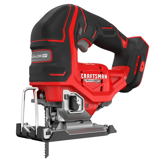 CRAFTSMAN V20 RP Cordless Jig Saw, 3 Orbital Settings, Up to 3,200 SPM, Variable Speed Keyless, Bare Tool Only (CMCS650B) - WoodArtSupply