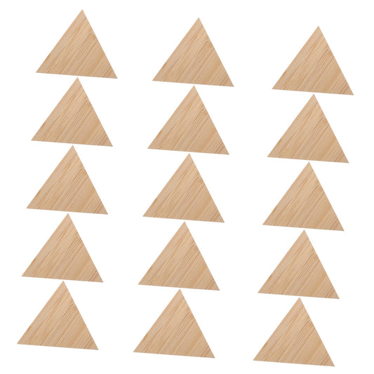 MAGICLULU 15pcs DIY Hand Painting Wood Cutout Shapes Unfinished Wood Chip Crafts Blank Wood Gift Tags Ornament for Kids Wood Log Slices Ornaments for - WoodArtSupply