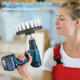 Drill Brush Attachment Power Scrubber Cleaning Kit Multi Purpose Drill Brush Set Drill Scrubber Brush Kit Cleaning Brushes for Drill Bathroom Remerry