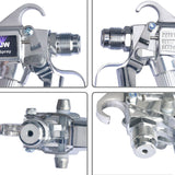 JWGJW Airless Paint Spray Gun & 517 Tip Suitable for All airless Paint Spraying Machines, Swivel Joint & High Pressure 3600 PSI (JW-122532) JWGJW