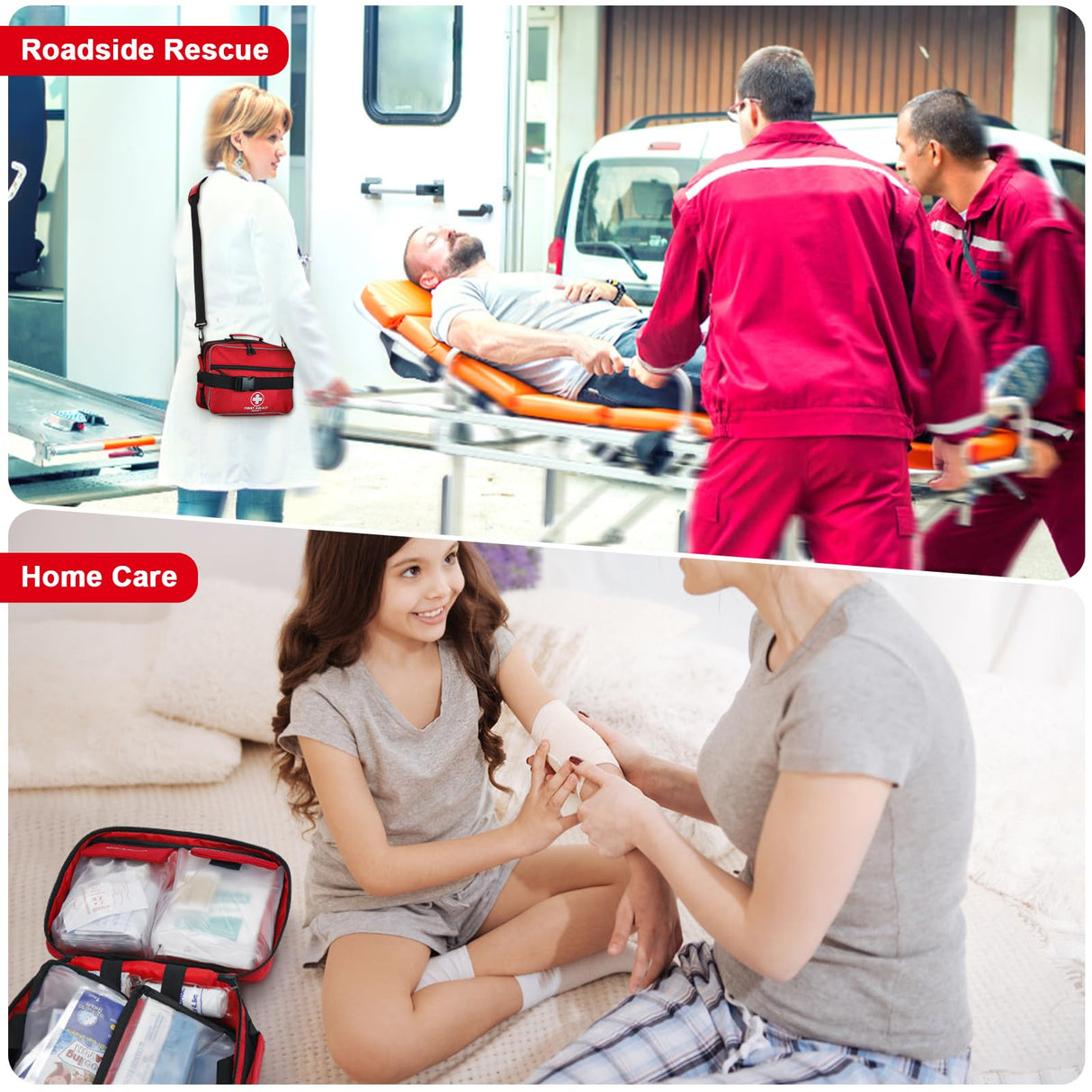 Poygik Premium 420 Piece Large First Aid Kit for Home, Car, Travel, Camping, Truck, Hiking, Sports, Office, Vehicle & Outdoor Emergencies - Emergency Poygik