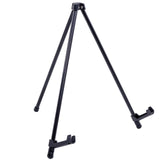 U.S. Art Supply 14" High Exhibitor Black Steel Tabletop Instant Display Easel - Small Portable Tripod Stand, Adjustable Holders - Display Paintings, US Art Supply