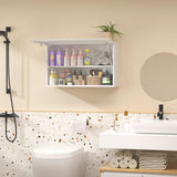 Wall Storage Cabinet Metal Garage Locker Medicine Cabinet with Locking Door Adjustable Shelf Bathroom Wall Cabinet Over The Toilet Storage Cabinet MetalMax