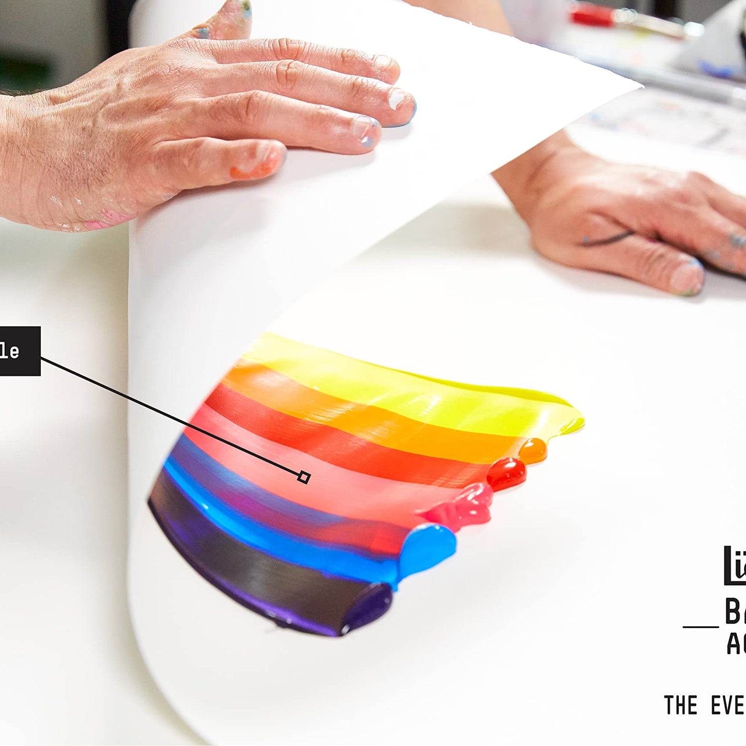 Liquitex BASICS Acrylic Paint Set, 4 x 75ml (2.4-oz), 1 x 118ml (4-oz) Essentials Paint Set Liquitex