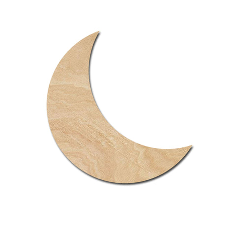 Moon Wood Cutouts for crafts, Laser Cut Wood Shapes 5mm thick Baltic Birch Wood, Multiple Sizes Available Elliefont Styles