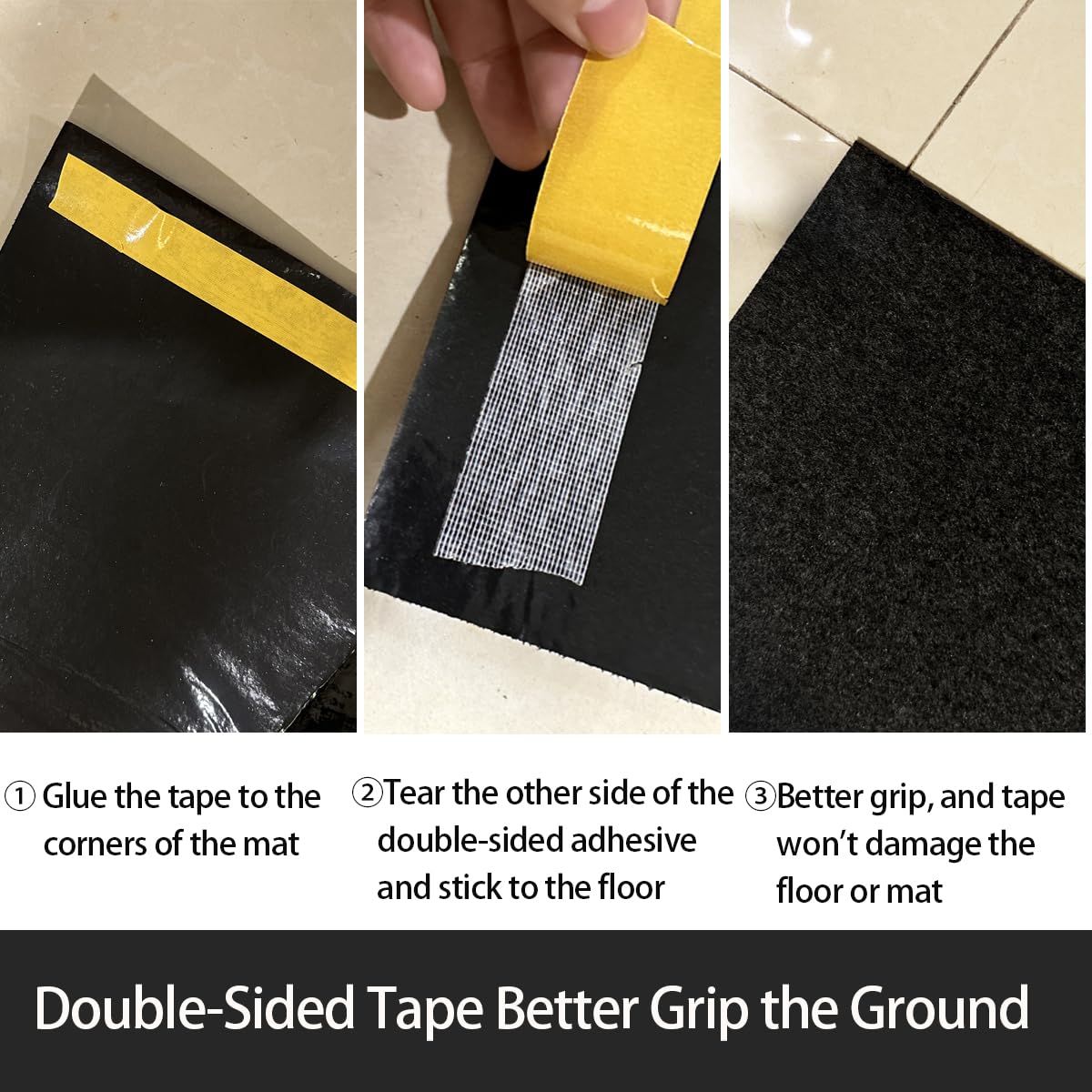 36X60 Iches Garage Mats Absorb Liquids Oil Drip Pan for Under Car Waterproof Rubber Backing Layer Oil Spill Mat Protects Floor from Spills Drips JOMMIE CHEN