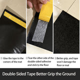 36X60 Iches Garage Mats Absorb Liquids Oil Drip Pan for Under Car Waterproof Rubber Backing Layer Oil Spill Mat Protects Floor from Spills Drips JOMMIE CHEN