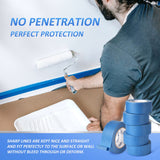 SEBETOW 10 Rolls Painters Tape 2 inch Bulk Painter Tape Blue Wide Roll, Blue Masking Tape, 2 Inches x 55 Yards for General Purpose Wall Painting, SEBETOW