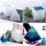 LET'S RESIN Pyramid Molds for Resin,Large Silicone Pyramid Molds,Silicone Resin Molds for DIY Pyramid, Jewelry,Great for Paperweight, Home LET'S RESIN