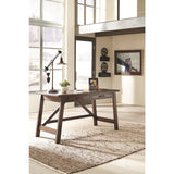 Signature Design by Ashley Baldridge Rustic Home Office Desk, Distressed Brown Signature Design by Ashley