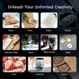 Longer Laser B1, 36W Laser Cutter and Engraver with a 32-bit High-Speed Motherboard, 30,000mm/min Speed, and Air Assist. 180W Engraver for DIY, CNC Longer