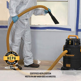 Vacmaster Pro 8 gallon Certified Hepa Filtration Wet/Dry Vac,Black Vacmaster