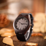 UFOORO Valentines Gifts Engraved Wooden Watches for Men, Natural Wood Watch Personalized Gifts Customized Watch for Dad Son Husband Birthday UFOORO