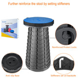 Boreeman Upgraded Folding Stool Lightweight Yet More Sturdy with Load Capacity 400lbs Portable Collapsible Stool Retractable Stool for Camping Boreeman