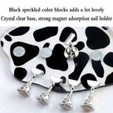 1Set Acrylic Nail Stand with 42pcs Reusable Putty Metal Nail Holder for Painting Nail Display Stand Nail Hand Practice Nail Tip Stand Magnetic Nail ZOQINI