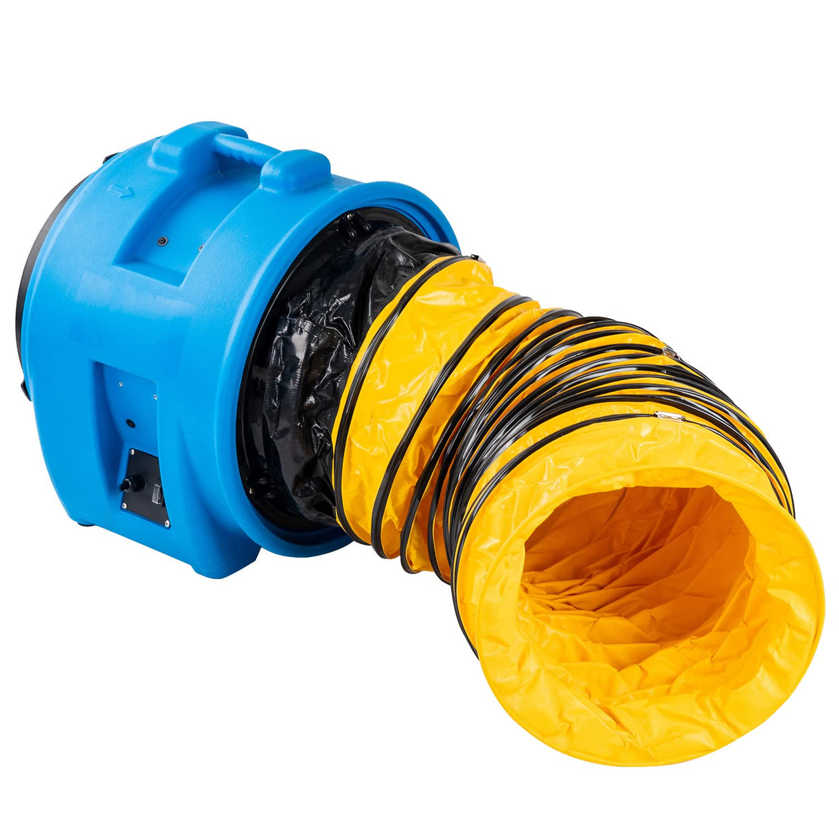 MOUNTO 16-Inch Axial Blower Exhaust Fan - 1HP, 5000 CFM, 200pa, Durable, Stackable, Ductable for Efficient Ventilation MOUNTO