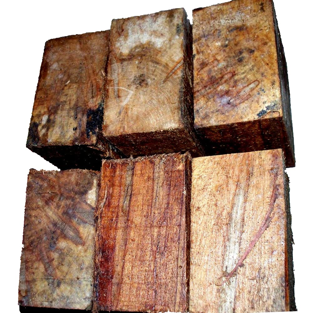 6 AMBROSIA MAPLE BOWL BLANKS LATHE TURNING BLOCKS WOOD 5" X 5" X 3" - WoodArtSupply