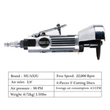 HUAXIU 3inch Air Cut Off Tool Include 6Pcs 3 inch Cut Off Wheel,Free Speed 20000RPM HUAXIU