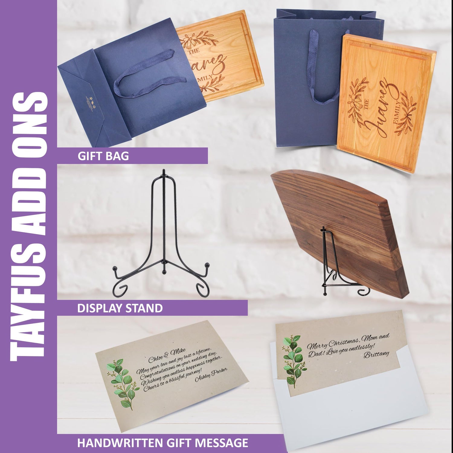 Tayfus Personalized Cutting Boards for Men - Customized Wood Meat Boards for Grill Masters - Unique Custom Gift Ideas for Father's Day, Christmas, Tayfus