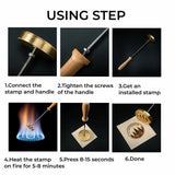 Customisable Metal Branding Iron for Wood, Leather, and More - Personalised Design by KoelntDIY KoelntDIY