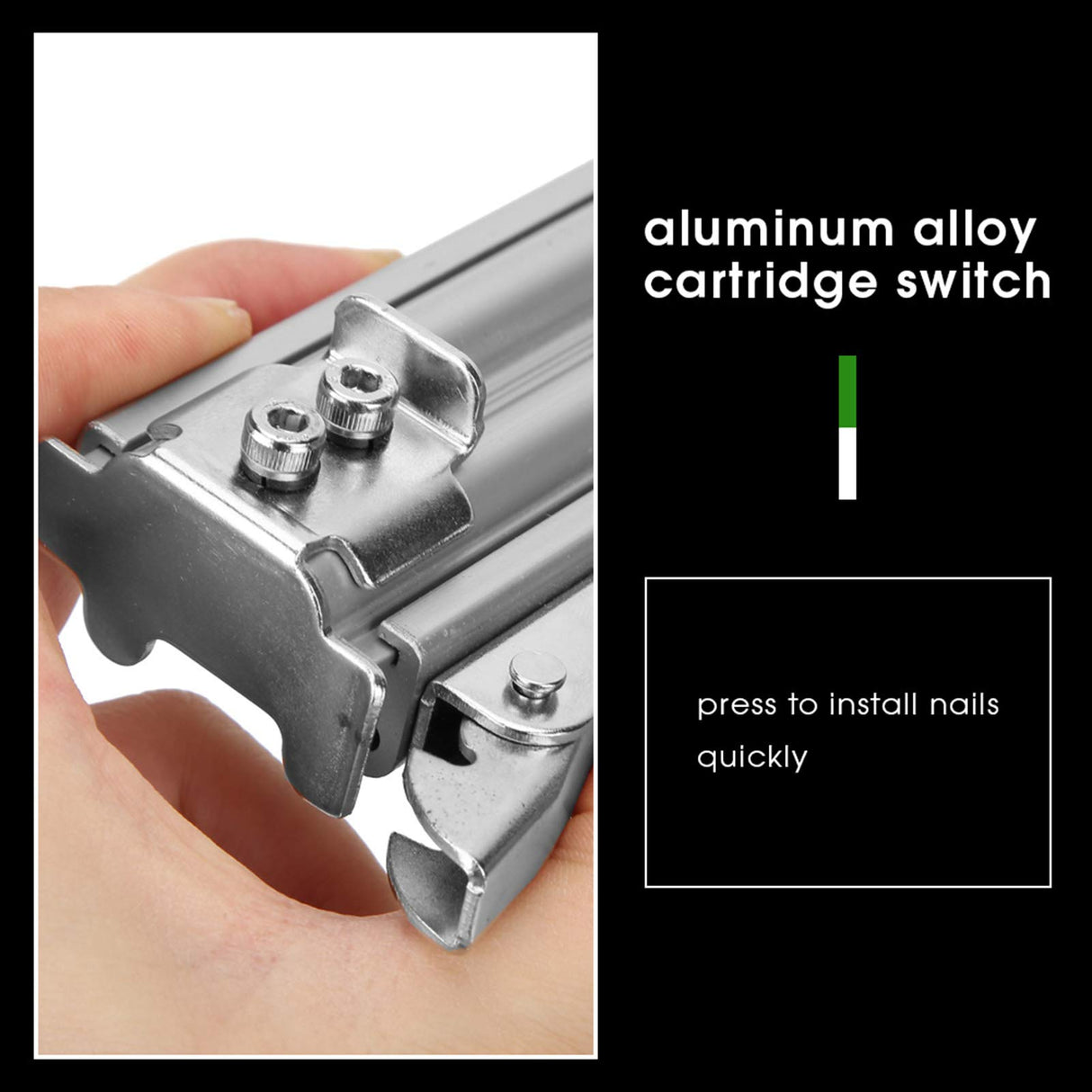 Electric Brad Nailer Kit, Electric Framing Brad Nailers Power Tools Nailers & Staplers Hand Operated Nailing Tool for Furniture Woodworking with EU Ymiko