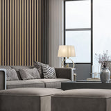 CETIVENO 4 Pack Acoustic Wood Wall Panels,47.2” x 12.8” Soundproof Wall Panels,Wood Slat Acoustic Panels for Wall Decor,3D Wood Slat Wall Panels CETIVENO