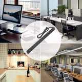 Metal Wall Mount Power Strip, Mountable Power Outlet with 12 AC Outlets, Aluminum Alloy Mount Power Socket with Switch, 6 FT SJT 3/C 14AWG Power HHSOET