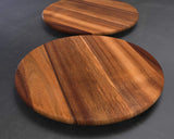 Personalized Lazy Susan Turntable - Large 18” Acacia Wood - Engraved Dark Wood - Custom Christmas Gift - Personalized Christmas Gifts 2020 Sinclair