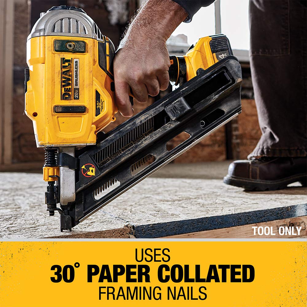 DEWALT 20V MAX* XR Framing Nailer, Dual Speed, Tool Only (DCN692B), 38.74 x 14.94 x 33.66 cm - WoodArtSupply