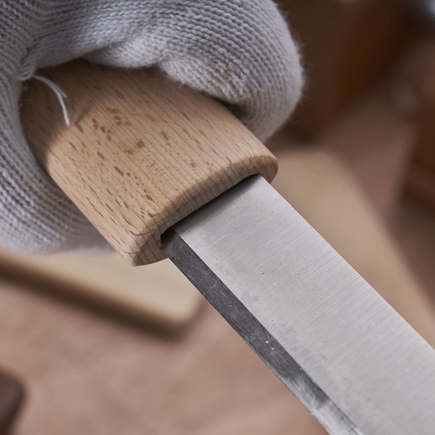 HERMIT TOOLS Wood Carving Tools with Sheath Woodworking Tool 5.1" Draw knife Wood Chisels Wood Draw Knife Woodworking Drawing Tools Fleshing Knife HERMIT TOOLS