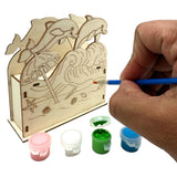 Oojami Wooden Dolphin Beach Crafting Kit: 12 DIY Unfinished Dolphin Beach Decoration Party Favors Supplies Ideal for Kids and Adults of All Ages with Oojami