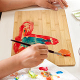 18 Pcs Wood Cutting Board Bulk Kitchen Chopping Boards Large Serving Board Wooden Cutting Board Set for Kitchen Meat Cheese Bread Vegetables (12'' x Lincia