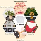 JANYUN 280 Pcs Double Sided Sticky Dot Stickers Removable Round Putty Clear Sticky Tack No Trace Sticky Putty Waterproof Small Stickers for Festival JANYUN