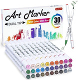 Shuttle Art Art Markers Bundle - 30 Colors Alcohol Markers + 36 Colors Skin Tone Markers Shuttle Art
