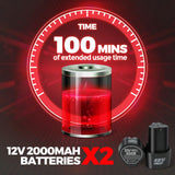 FORASTO 40Pack Cordless Buffer Polisher,DA Buffer Polisher Waxer for Car Detailing, Car Buffers And Polishers kit,Car Accessories,6 Variable Speed, FORASTO