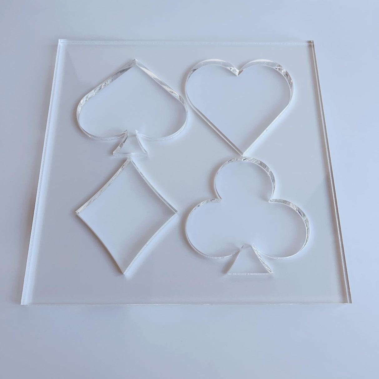 Card Suits Router Template, Router Inlay Template, Router Jig, Woodworking Template, Craft Template Phocaea