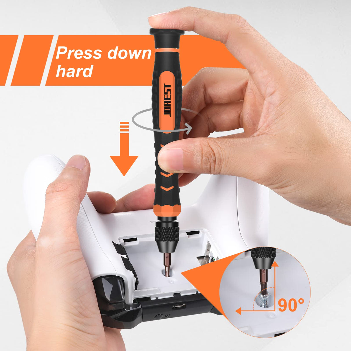 JOREST 38Pcs Precision Screwdriver Set, Tool Kit with Security Torx T5 T6 T8 T9, Triwing Y00, Star P5, etc, Repair for Ring Doorbell, Laptop, Switch, Jorest