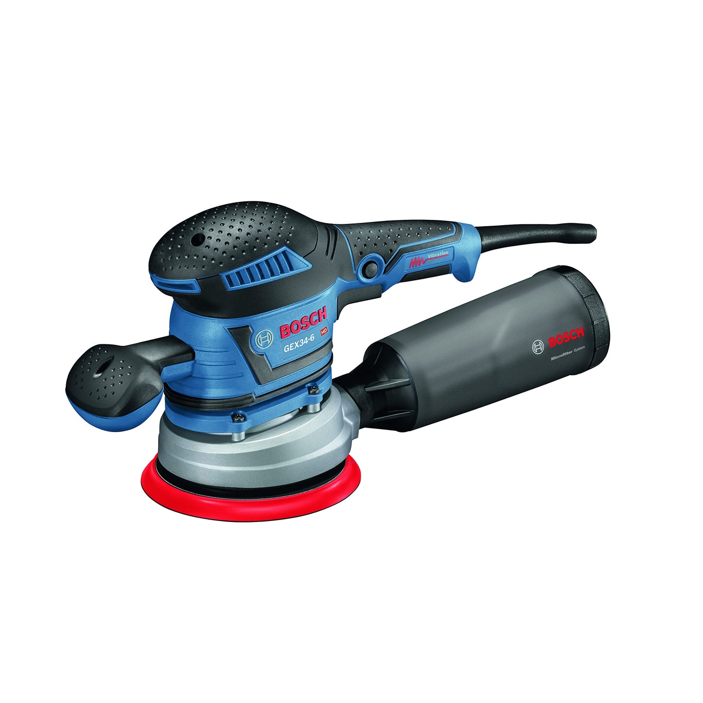 BOSCH GEX34-6N 6 In. Multi-Hole Random Orbit Sander/Polisher - WoodArtSupply