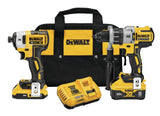 DEWALT 20V MAX* XR Cordless Drill Combo Kit, Hammer Drill & Impact Driver, Power Detect Technology (DCK299D1W1) DEWALT