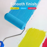 Mister Rui-Foam Paint Roller, 4 Inch-8 Pack Paint Roller Kit, Complete 4" Mini Paint Roller Kit with Small Foam Paint Roller Covers, Frame, Tray, and Mister Rui