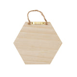 6” x 5” Unfinished Wooden Hexagon Shadow Box by Make Market - Ready-to-Finish Memory Box Display Case - Bulk 24 Pack Make Market