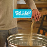 BLACK+DECKER Orbital Sander, 5 Inch, 2.0 Amp, 12000 OPM, Corded, 1 Sandpaper Sheet and Dust Bag Included (BDERO100) BLACK+DECKER