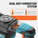 Berserker 1300W 12-Pound SDS-Max Demolition Jack Hammer,1-9/16" 11-Amp Corded Electric Heavy Duty Demo Chipping Hammer Concrete/Pavement Breaker with Berserker